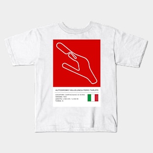 Autodromo Vallelunga Piero Taruffi [info] Kids T-Shirt